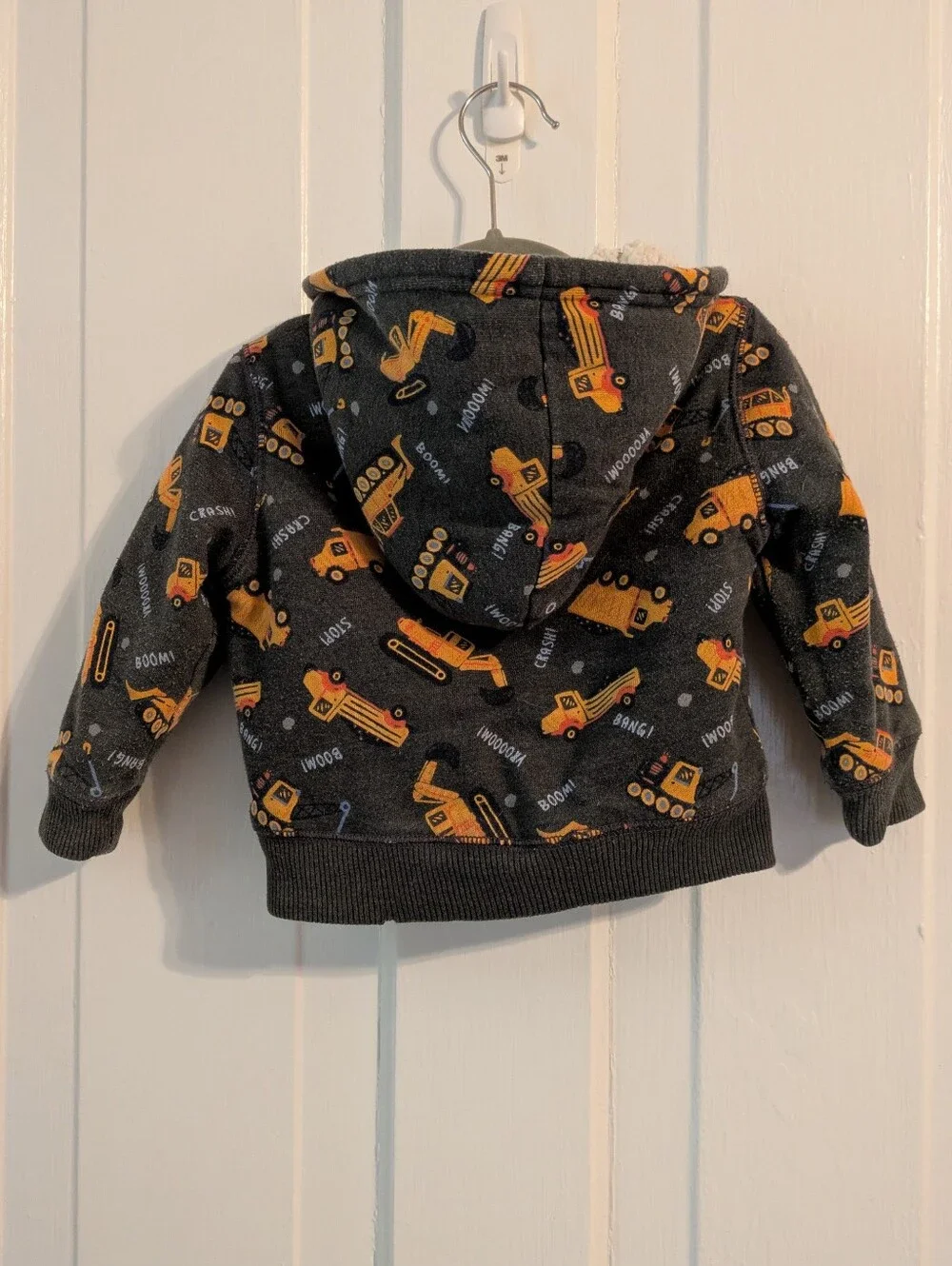 The Children's Place Truck Zip Hoodie, 18-24 Months